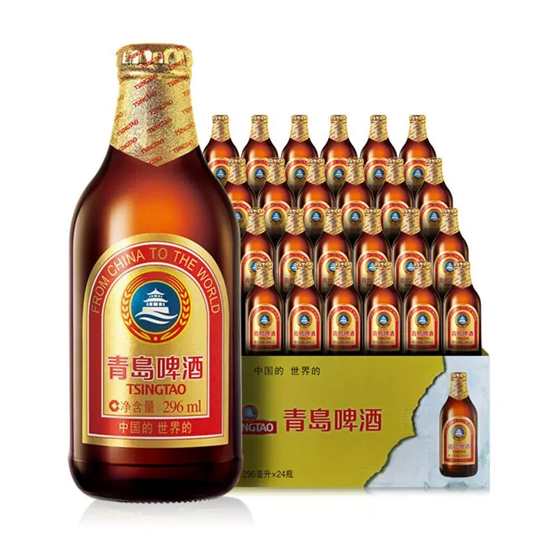 金质小瓶棕金小麦醇正296ml*24瓶
